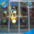 custom make hologram stickers/scratch off holographic labels/scratch off holograms